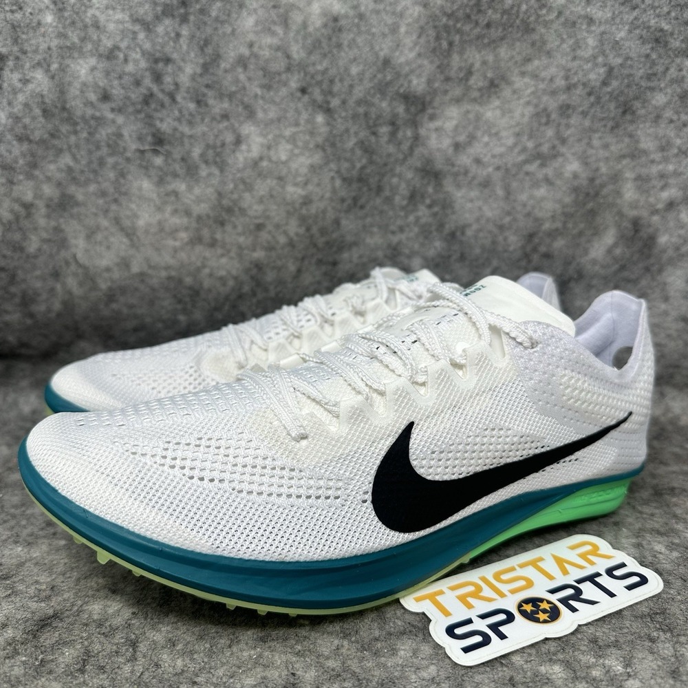 Nike ZoomX Dragonfly 2 Track Shoes Mens Size 13 White Green Spikes FD8413-102